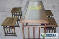 仿古家具/古典家具/榆木餐桌/餐台/实木桌子/茶桌*马鞍桌[供应]_世界工厂网中国产品信息库